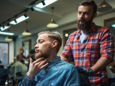 An example of one of the most common office hairstyles.