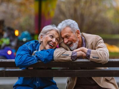 An old couple gearing for retirement.