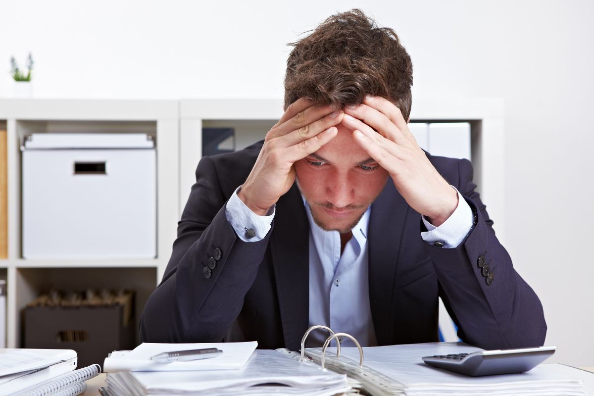 An employee is depressed because he experienced workplace trauma.